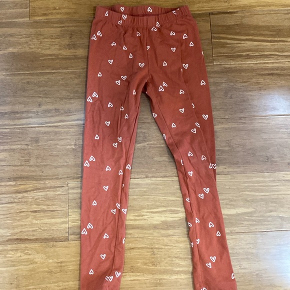 Cat and Jack orange heart leggings - Picture 1 of 2